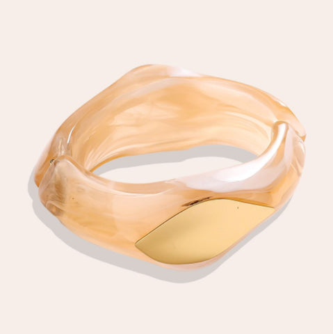Onregelmatige RVS armband