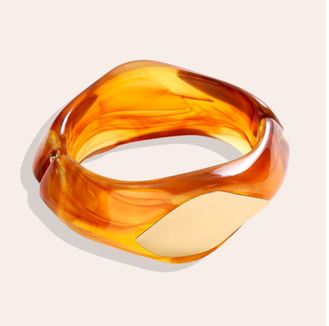 Onregelmatige RVS armband
