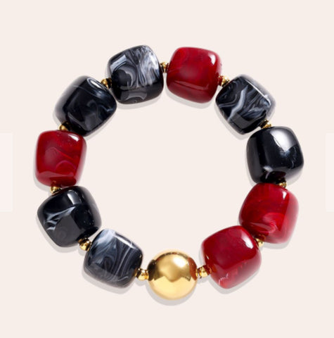 Meerkleurige kralen armband
