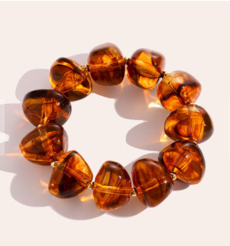 Onregelmatige kralen armband