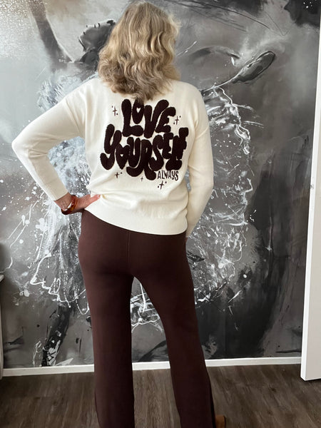Fashion trend comfi broek bruin