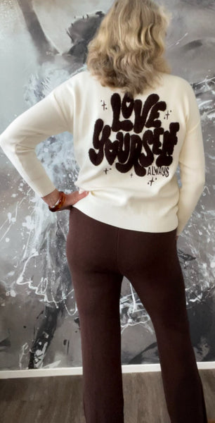 Fashion comfi trui bordeaux