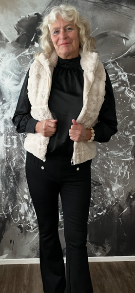 Nayyar faux fur body warmer