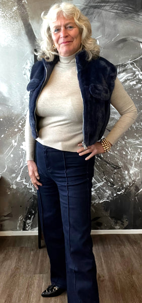 Bluette bodywarmer blue