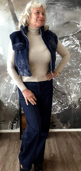 Bluette bodywarmer blue