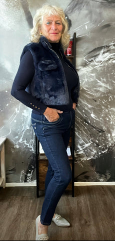 Bluette bodywarmer blue
