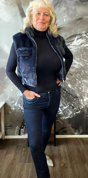 Bluette bodywarmer blue
