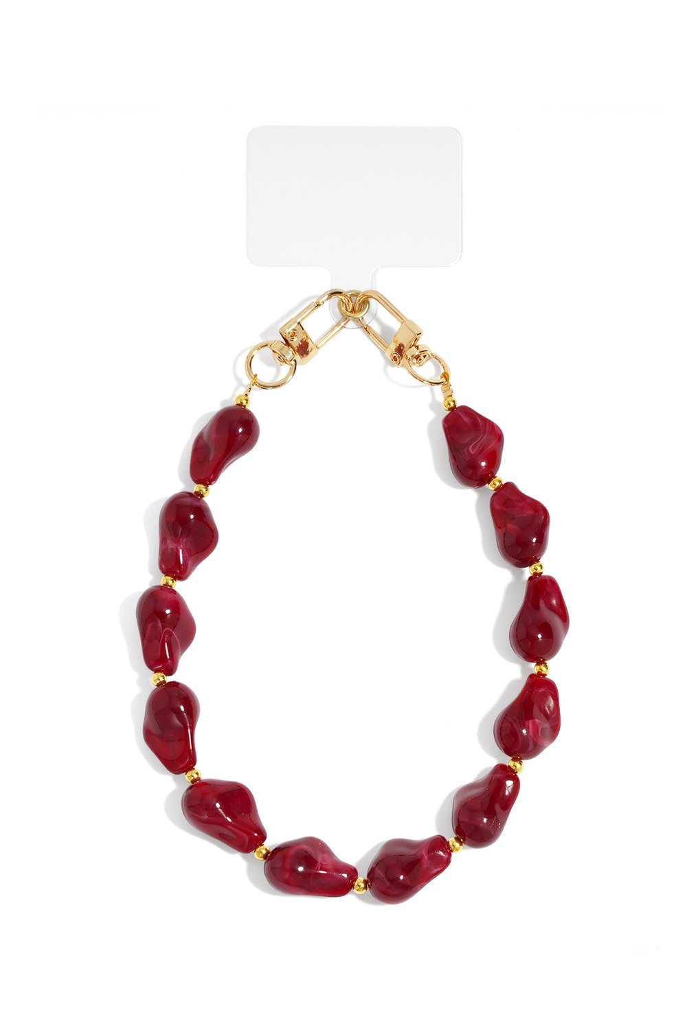 Telefoon snoer met acryl kralen