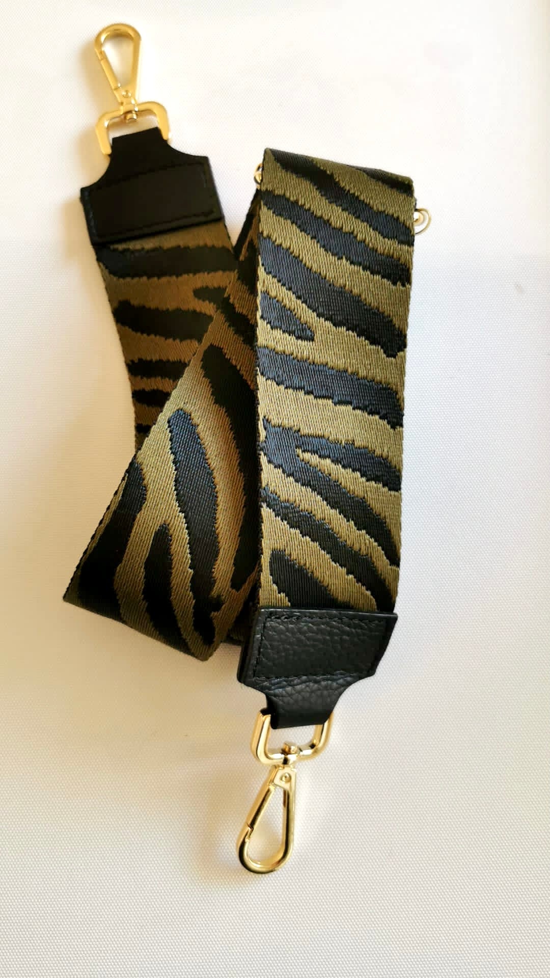 Schouderband - Tijgerprint Groen